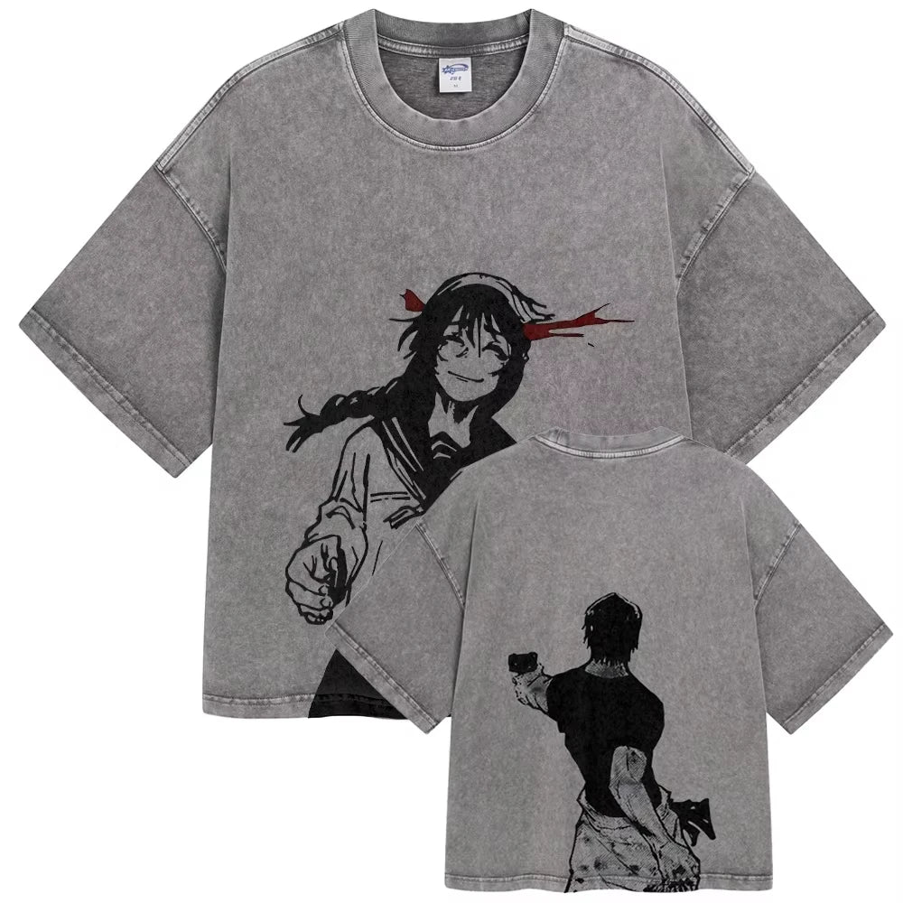 Gojo Satoru Washed Cotton T-shirt