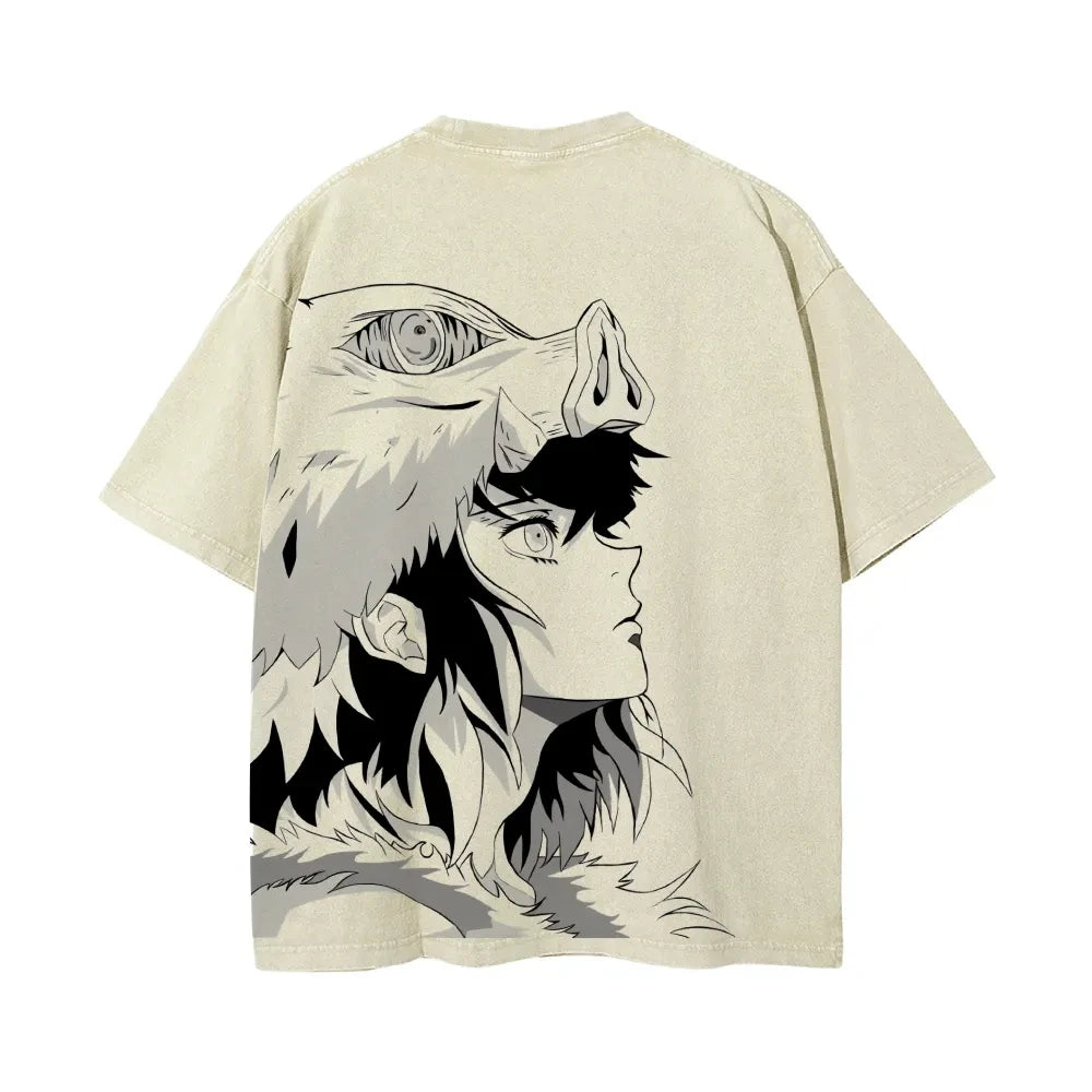 [DS] Washed T-Shirt Inosuke Hashibira